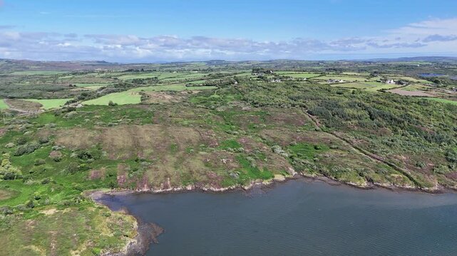 petit port de Unionhall dans le sud de l'Irlande