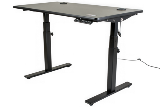 Adjustable desk isolated on transparent background transparent background