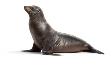 Seal on white background 