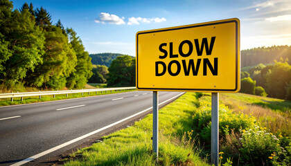 Obraz premium slow down 