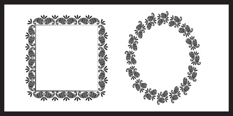 Vector frame or border design.