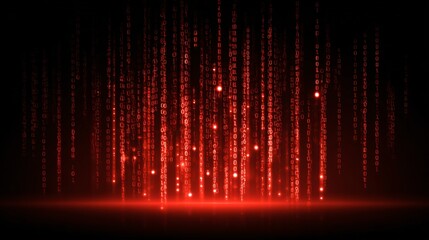 AI and big data integration concept, holographic lines of code floating in air, abstract background with copyspace