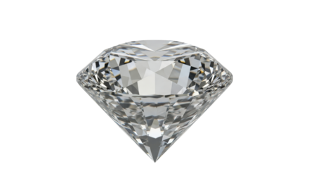 Isolated Sparkling Diamond