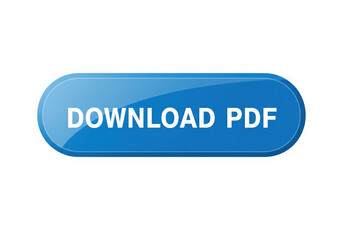 Fototapeta premium 3d download pdf button isolated on transparent background