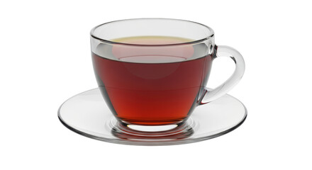 Isolated Glass Tea Cup