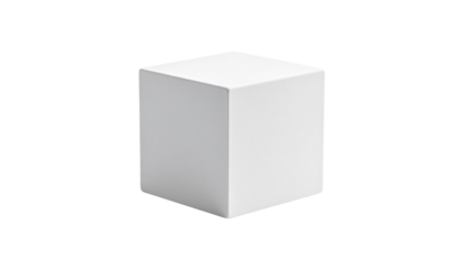 A chalk cube for snooker cue tips isolated on solid white background