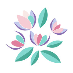 vector illustration of a flower