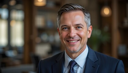 Fototapeta premium executive confident senior business man