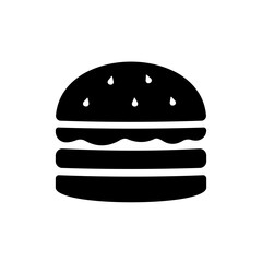Burger icon. Hamburger icon vector