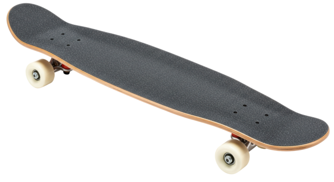 Isolated Longboard Skateboard