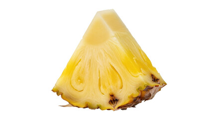 Isolated Pineapple Slice