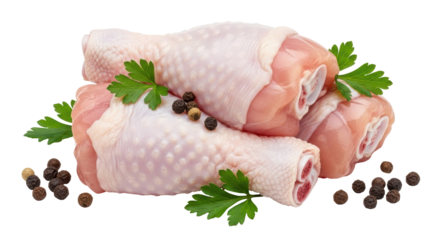 Isolated Chicken Drumsticks