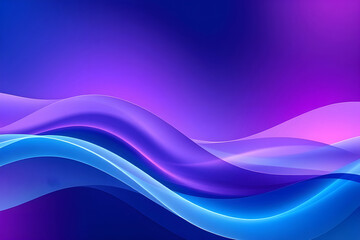 Naklejka premium Abstract gradient flowing waves of light and color