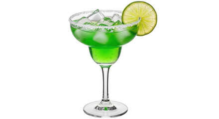 Isolated Green Alcoholic Beverage