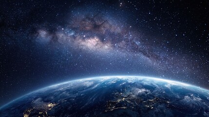earth and moon