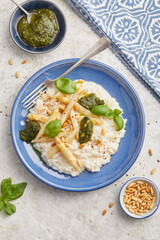 Asparagus risotto