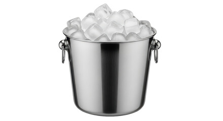 Isolated Ice Bucket
