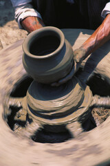 potter at work