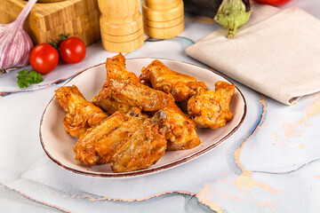 Grilled spicy chili chicken wings