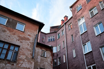 old houses in warsaw