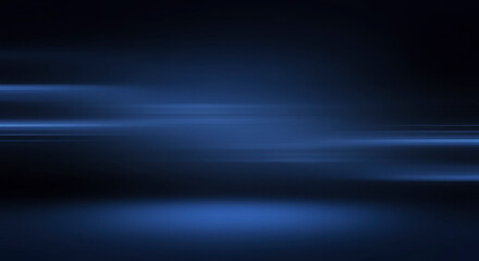 Fototapeta premium Abstract Blue Light Streaks Motion Blur Background