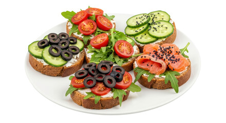 Isolated Bread Toasts