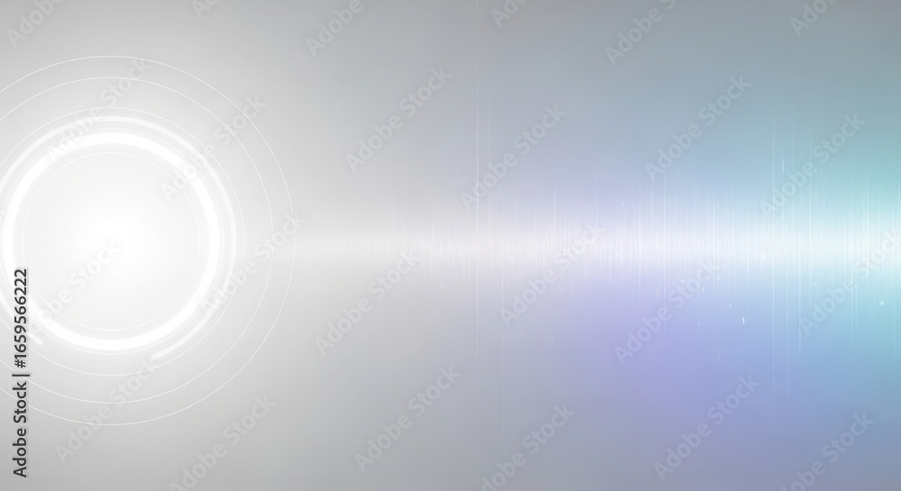 Poster bright light glare effect with subtle color gradient and pixelated texture