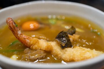 エビ天要りカレーうどん