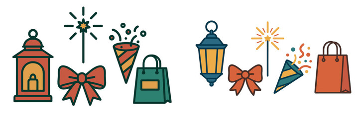 Celebrate festive occasions with colorful decorations and gifts