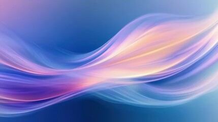 Soft blue and purple abstract wavy background with sky-blue and peach-pink smooth curves, creating elegant space for book covers and digital designs