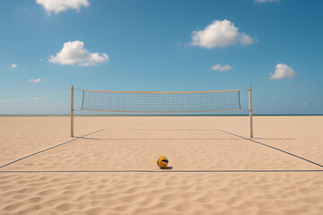 beach volleyball court