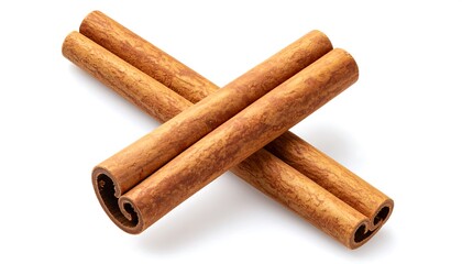 Two cinnamon sticks crossed