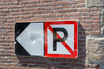 Amsterdam, Netherlands - July 02, 2018: Sign 