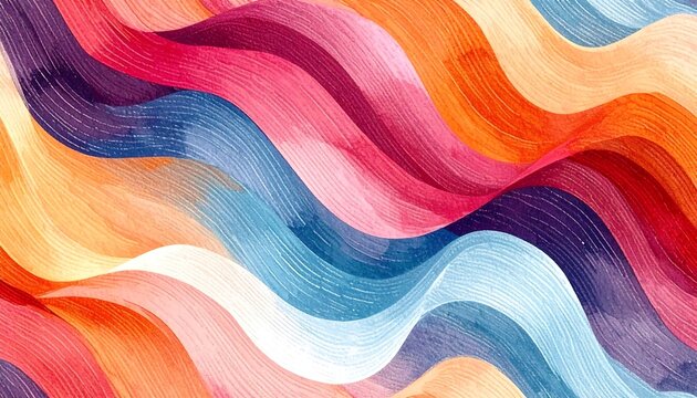 abstract wave seamless watermark pattern, abstract flowing lines, transparent overlay - Powered by Adobe