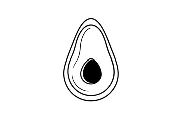 vector illustration of avocado