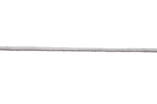 packing rope made of jute with a tied bow, isolate for clipping on a white background