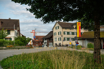 Obraz premium Schweizer Dorf Greifensee