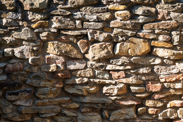 Backgrounds of the old stone wall.