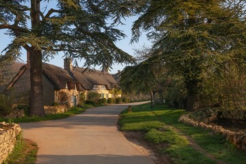 Cotswold village of Hidcote Bartrim near Chipping Campden, Cotswolds, Gloucestershire, England