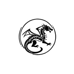 black dragon tattoo