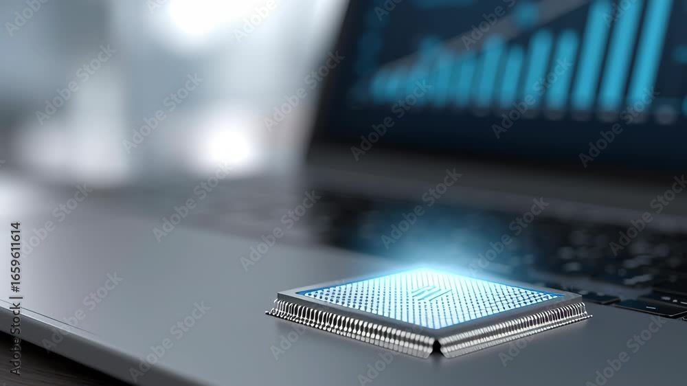 Aufkleber ai chip drives business growth by analyzing trends in technology innovation and data processing, emp