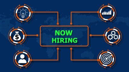 “Now Hiring” is a phrase used by companies to announce open positions and attract qualified candidates to apply immediately.