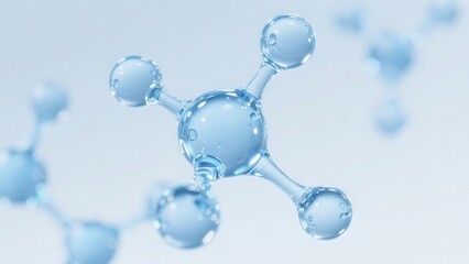 Innovative molecule design and research lab environment scientific exploration close-up view