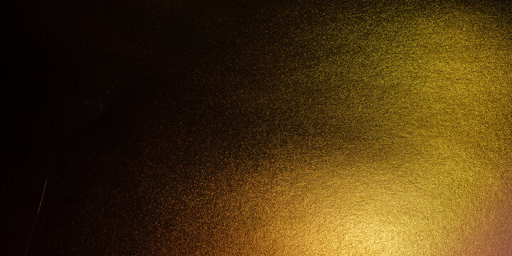 abstract gradient particle background with yellow light,retro grain noise film distressed texture gold and black gradient background,glowing on grainy textured grunge dark backdrop,old film texture