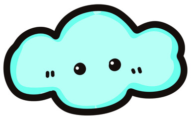 cartoon cute cloud