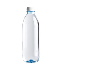 bottle of water isolated on white