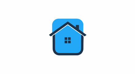 Fototapeta premium Icon vector home screen app, logo house