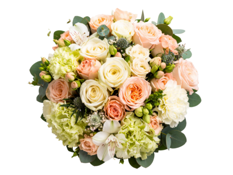 wedding bouquet of roses