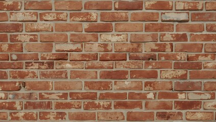 Obraz premium Weathered Red Brick Wall Texture