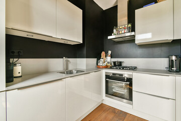 Modern Kitchen Interior with Sleek Design